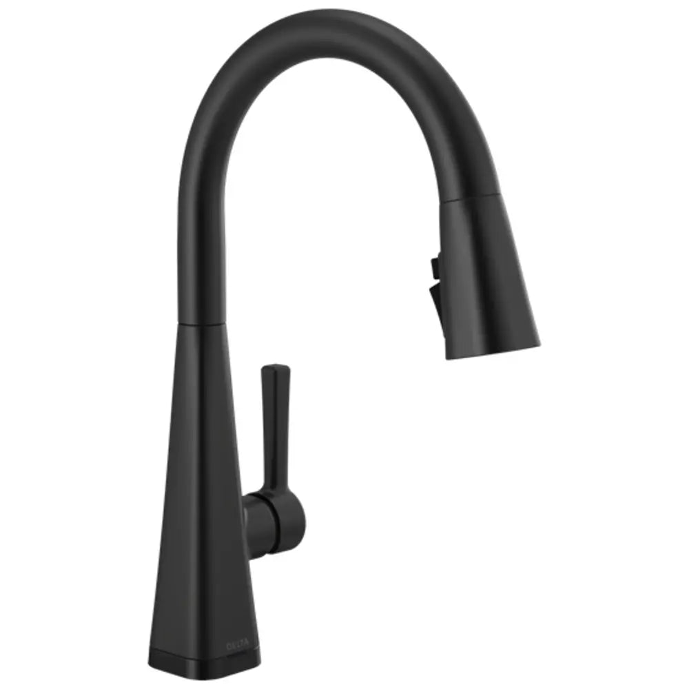Delta Lenta Pull-Down Kitchen Faucet with On/Off Touch Activation, Magnetic Docking Spray Head, ShieldSpray and Touch2O