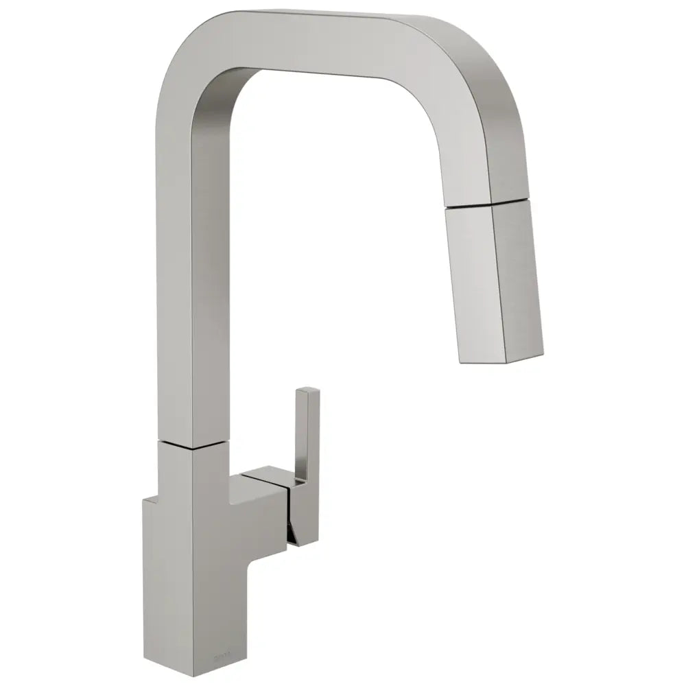 Delta Junction 1.8 GPM Single Hole Pull Down Kitchen Faucet With MagnaTite and Touch-Clean Technology
