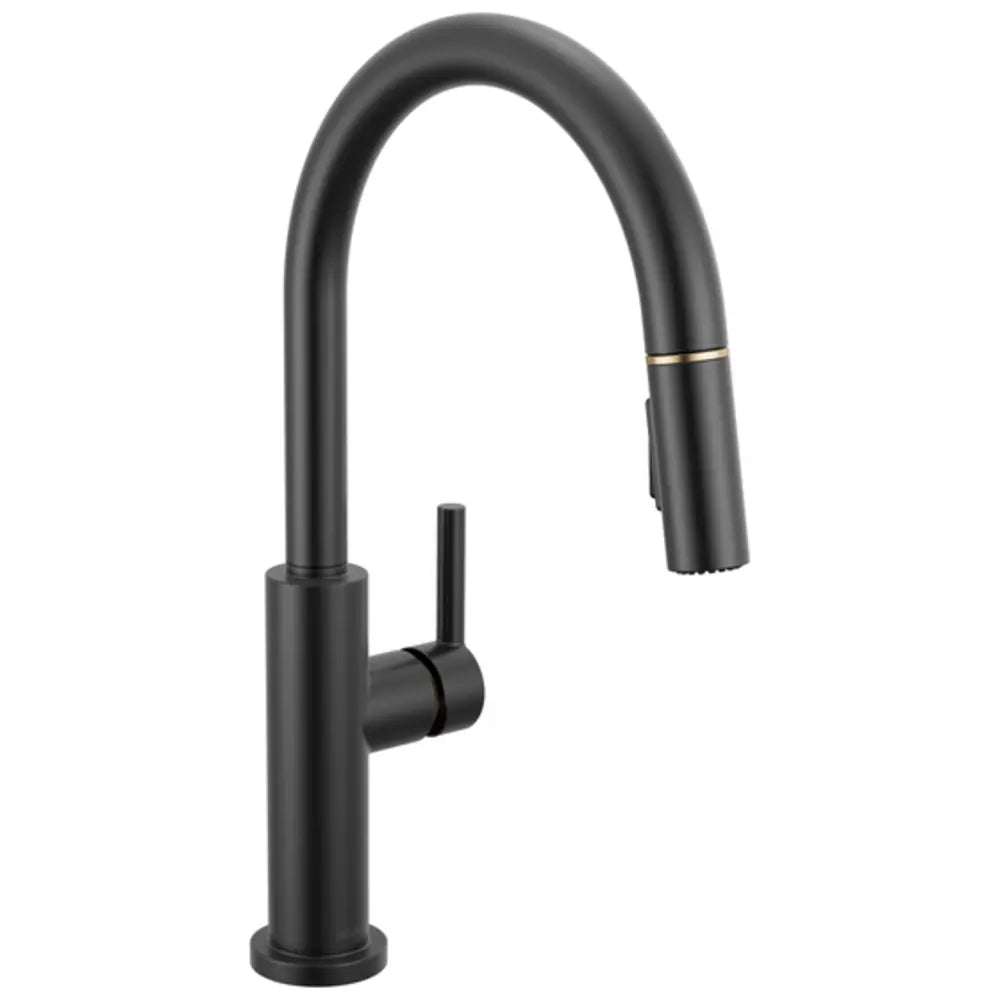 Delta Nicoli 1.8 GPM Single Hole Pull Down Kitchen Faucet - Includes Escutcheon
