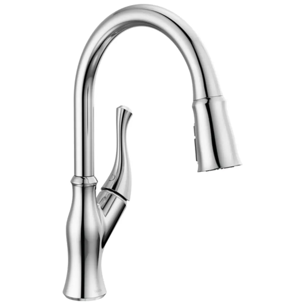 Delta Ophelia 1.8 GPM Single Hole Pull Down Kitchen Faucet - Includes Escutcheon