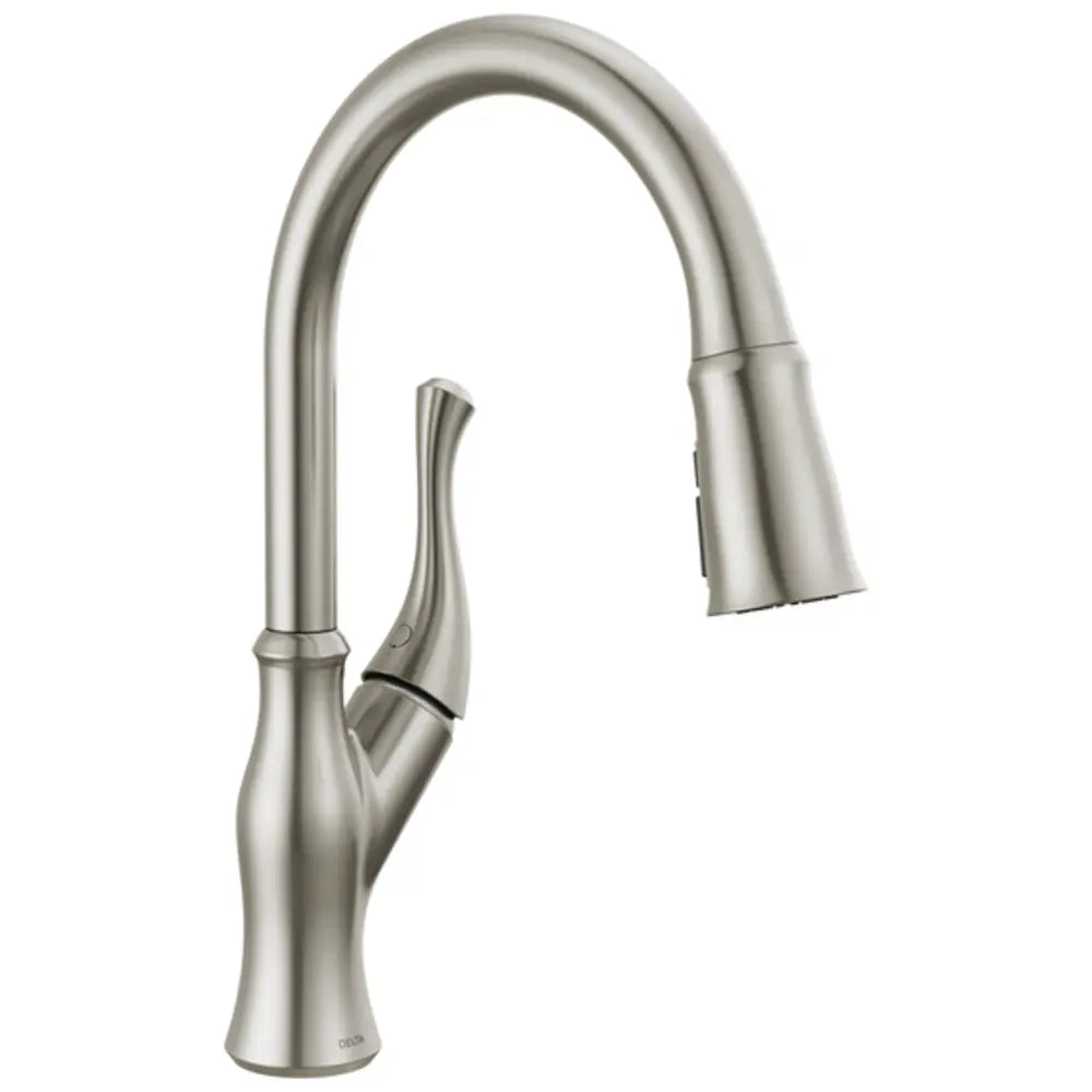 Delta Ophelia 1.8 GPM Single Hole Pull Down Kitchen Faucet - Includes Escutcheon