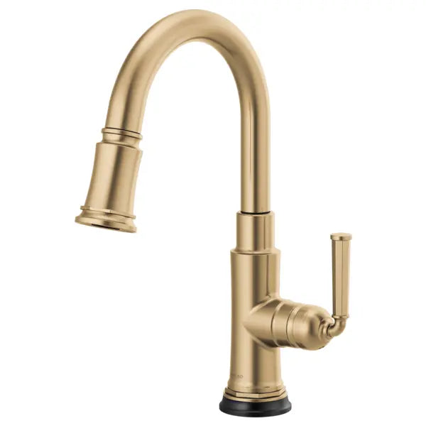 Brizo Rook 1.8 GPM Single Hole Pull Down Prep Kitchen Faucet with MagneDock and SmartTouch - Limited Lifetime Warranty (5 Year on Electronic Parts)
