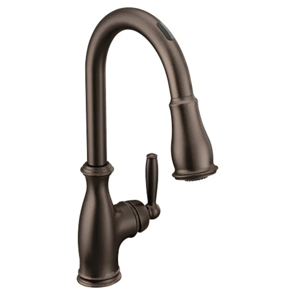 Moen Brantford Smart Faucet 1.5 GPM Single Hole Pull Down Kitchen Faucet with Voice Control