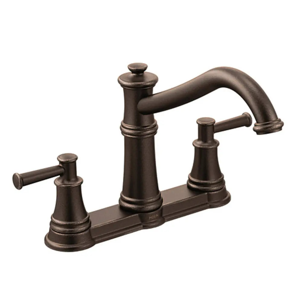 Moen Belfield 1.5 GPM High-Arc Double Handle Kitchen Faucet