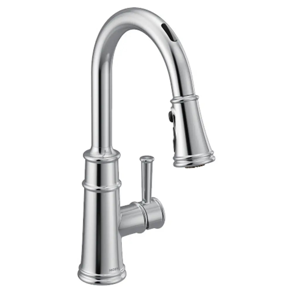 Moen Belfield Smart Faucet 1.5 GPM Single Hole Pull Down Kitchen Faucet with Voice Control