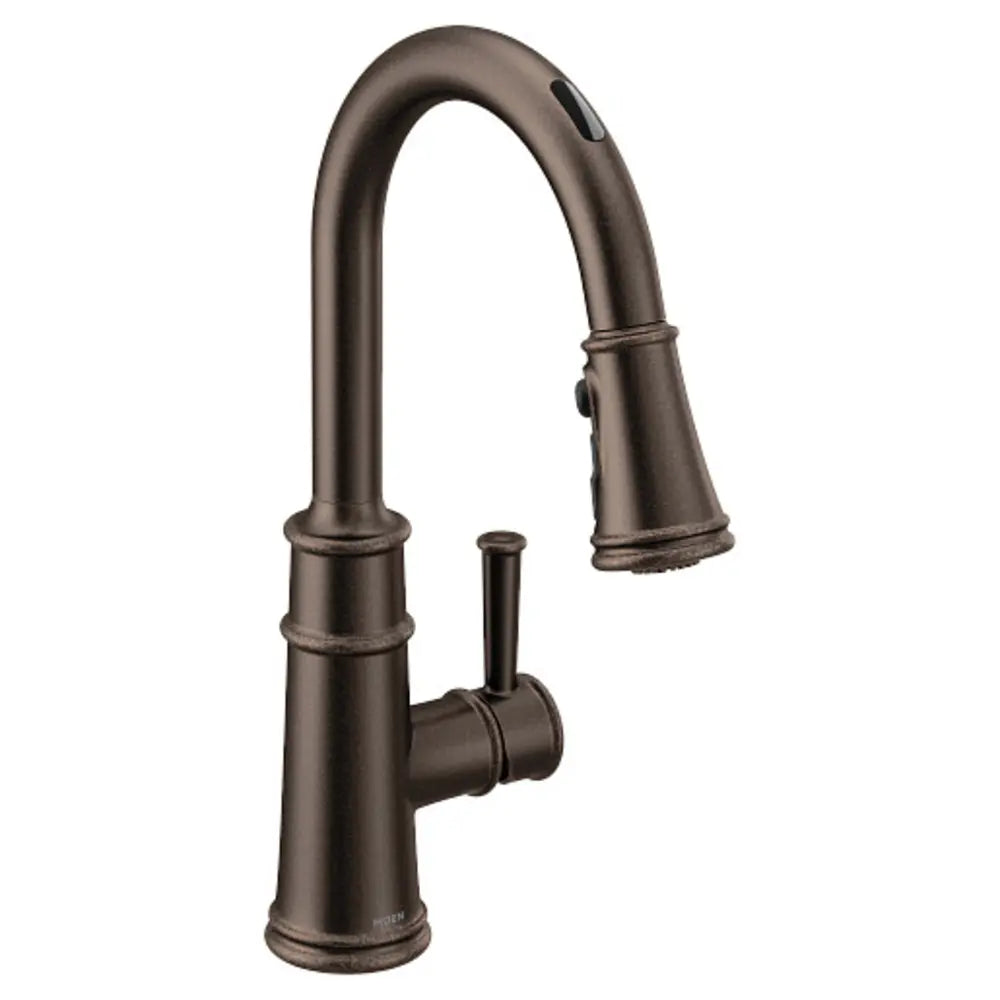 Moen Belfield Smart Faucet 1.5 GPM Single Hole Pull Down Kitchen Faucet with Voice Control