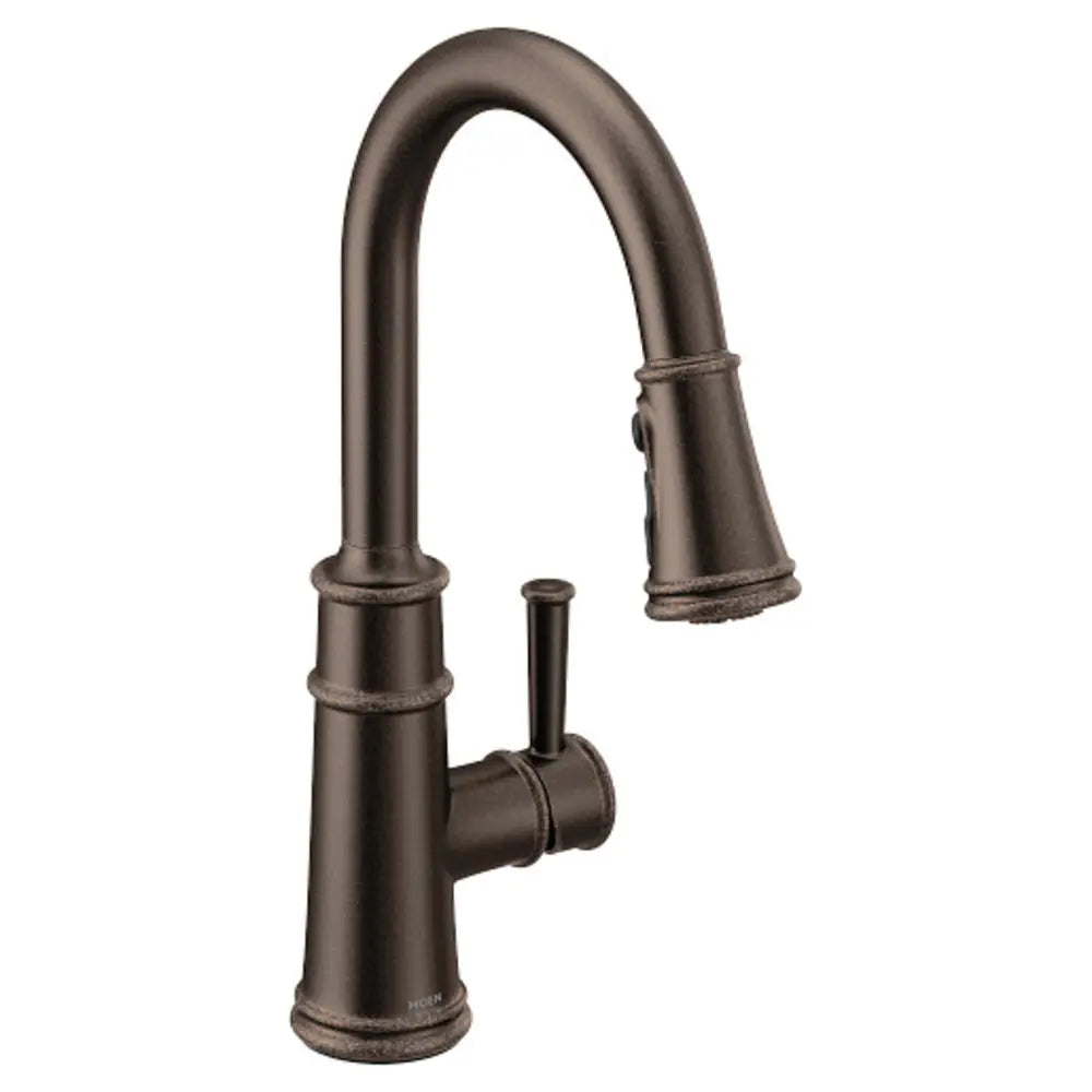 Moen Belfield 1.5 GPM High-Arc Single Handle Kitchen Faucet with MotionSense Technology