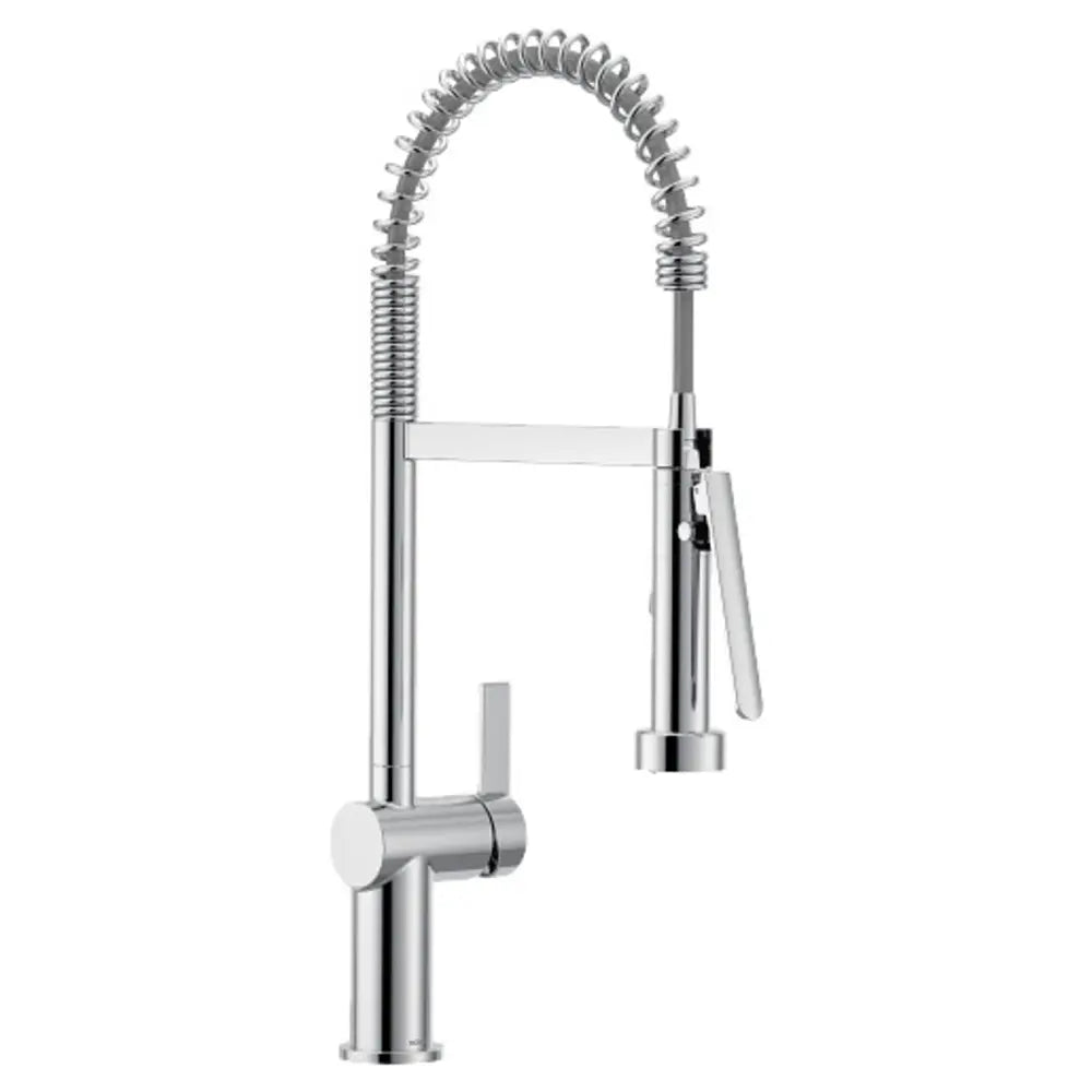 Moen Cia 1.5 GPM Pre-Rinse Semi-Professional Pull Down Kitchen Faucet with Power Boost Pro Spray