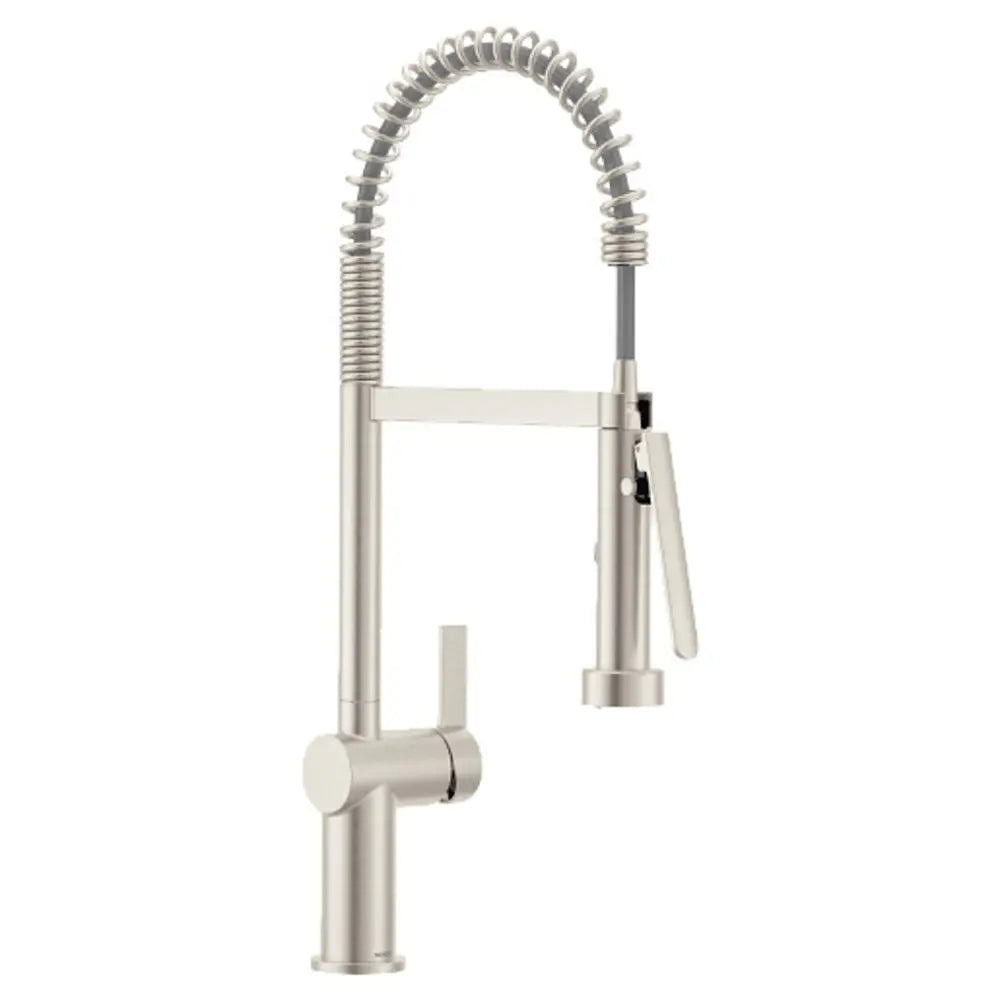 Moen Cia 1.5 GPM Pre-Rinse Semi-Professional Pull Down Kitchen Faucet with Power Boost Pro Spray