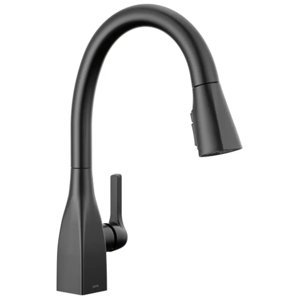 Delta Mateo 1.8 GPM Single Hole Kitchen Faucet with Diamond Seal and Touch-Clean Technology