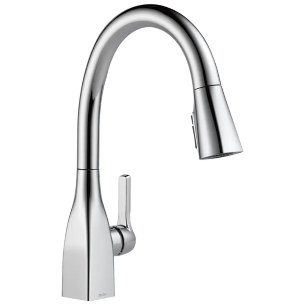 Delta Mateo 1.8 GPM Single Hole Kitchen Faucet with Diamond Seal and Touch-Clean Technology