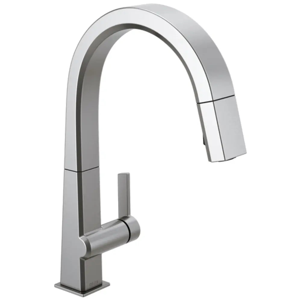 Delta Pivotal 1.8 GPM Single Hole Pull Down Kitchen Faucet with Magnetic Docking Spray Head - Limited Lifetime Warranty