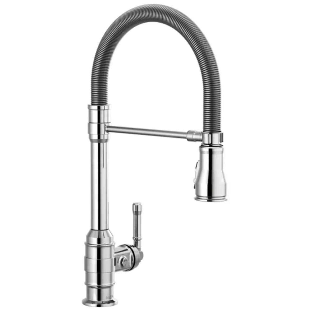 Delta Broderick 1.8 GPM Semi Pro Single Hole Pre-Rinse Pull Down Kitchen Faucet