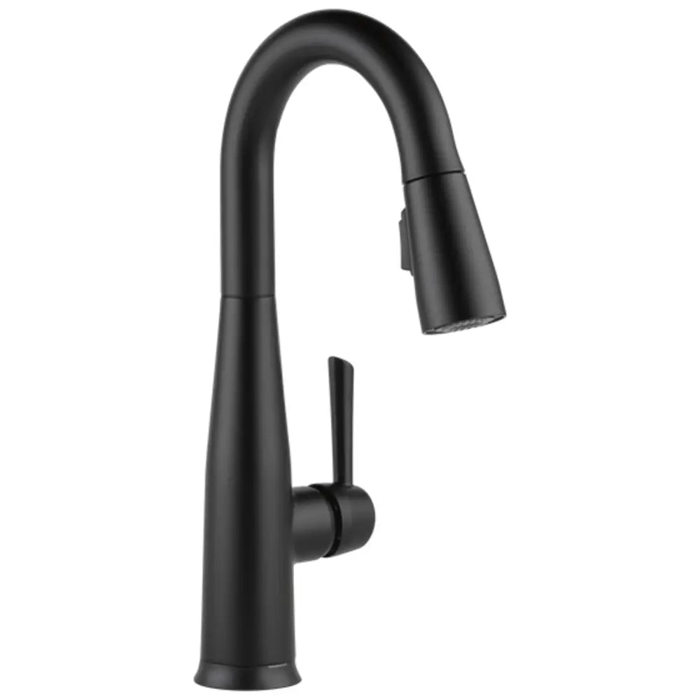 Delta Essa Pull-Down Bar/Prep Faucet with On/Off Touch Activation and Magnetic Docking Spray Head - Includes Lifetime Warranty (5 Year on Electronic Parts)