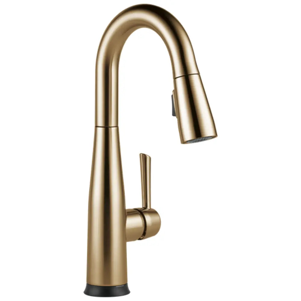 Delta Essa Pull-Down Bar/Prep Faucet with On/Off Touch Activation and Magnetic Docking Spray Head - Includes Lifetime Warranty (5 Year on Electronic Parts)