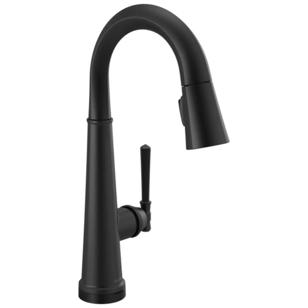 Delta Emmeline 1.8 GPM Pull-Down Bar/Prep Faucet with On/Off Touch Activation and Magnetic Docking Spray Head