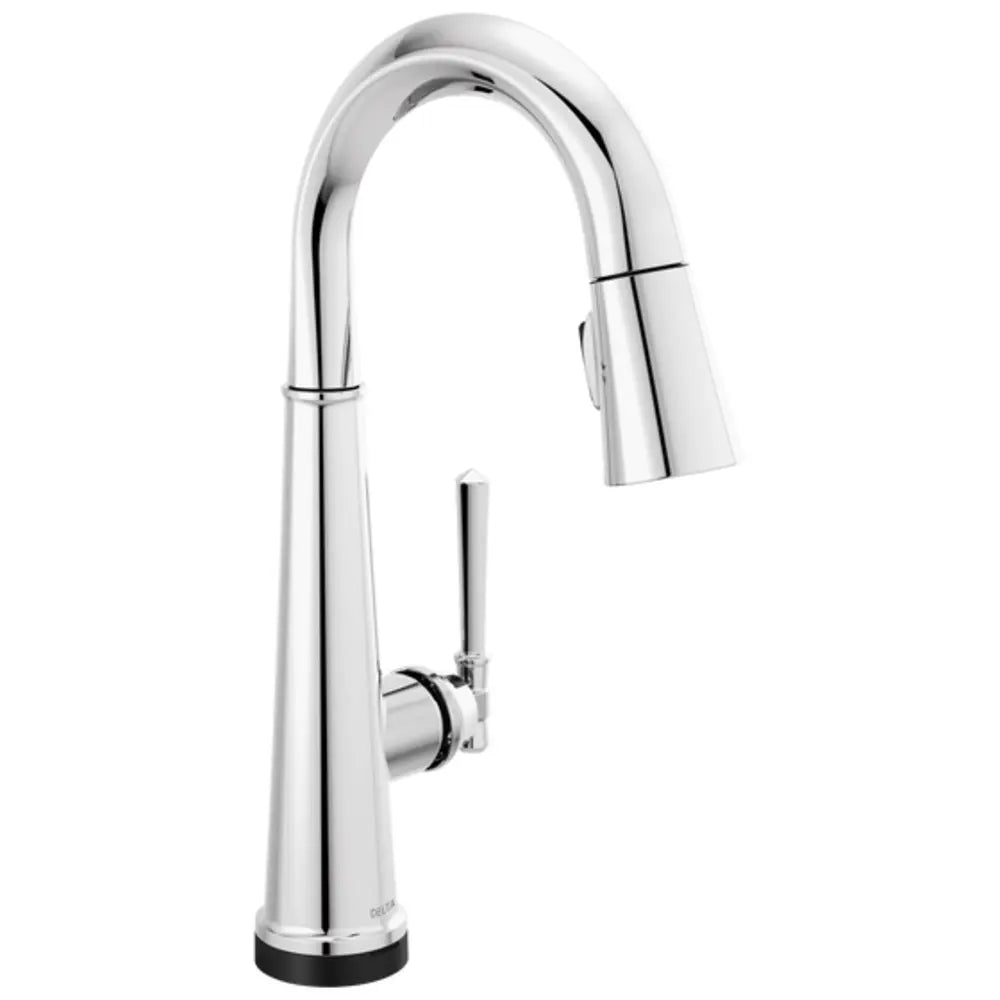Delta Emmeline 1.8 GPM Pull-Down Bar/Prep Faucet with On/Off Touch Activation and Magnetic Docking Spray Head