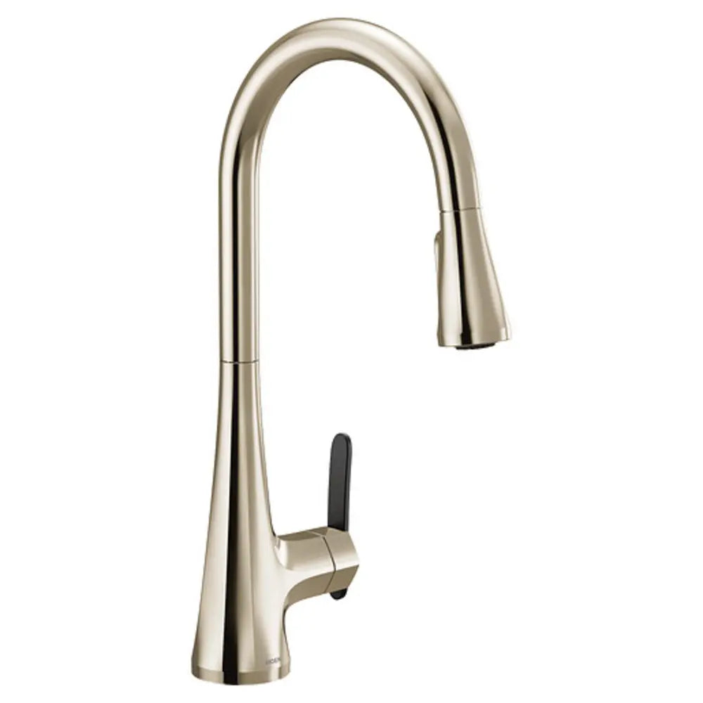 Moen Sinema 1.5 GPM Single Hole Pull Down Kitchen Faucet with Reflex, Duralock and Duralast