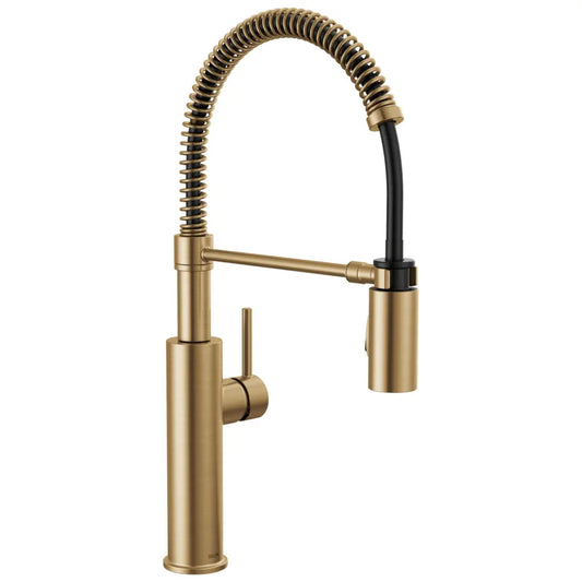 Delta Antoni 1.8 GPM Single Hole Pre-Rinse Pull Down Kitchen Faucet - Includes Escutcheon