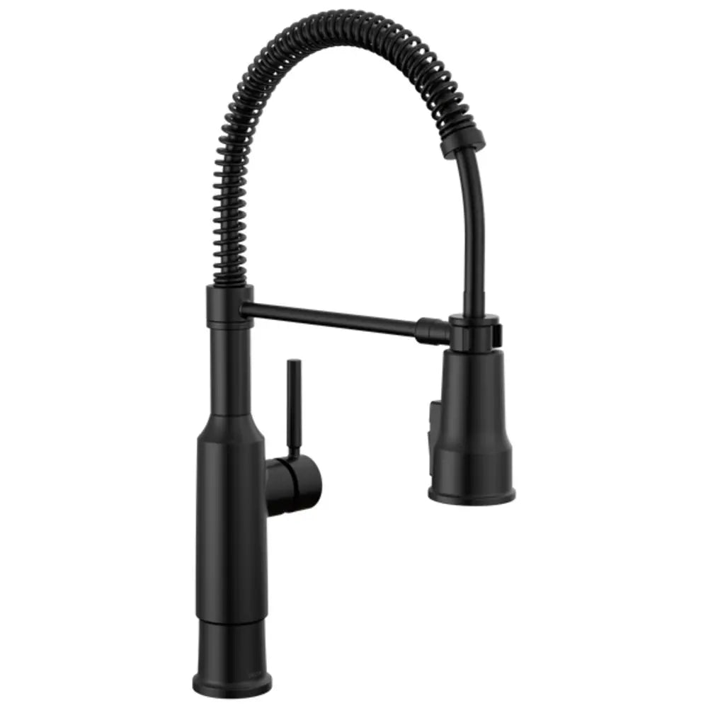 Delta Theodora 1.8 GPM Single Hole Pre-Rinse Pull Down Kitchen Faucet - Includes Escutcheon