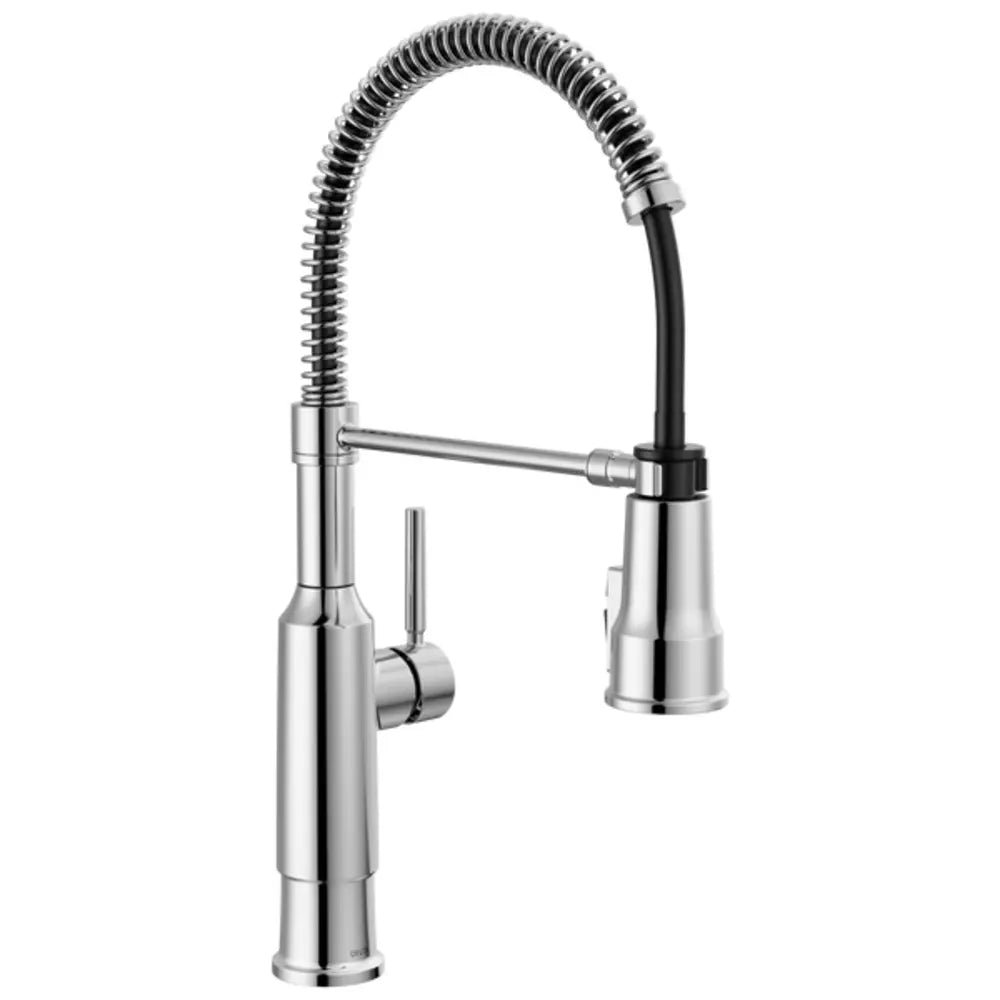 Delta Theodora 1.8 GPM Single Hole Pre-Rinse Pull Down Kitchen Faucet - Includes Escutcheon