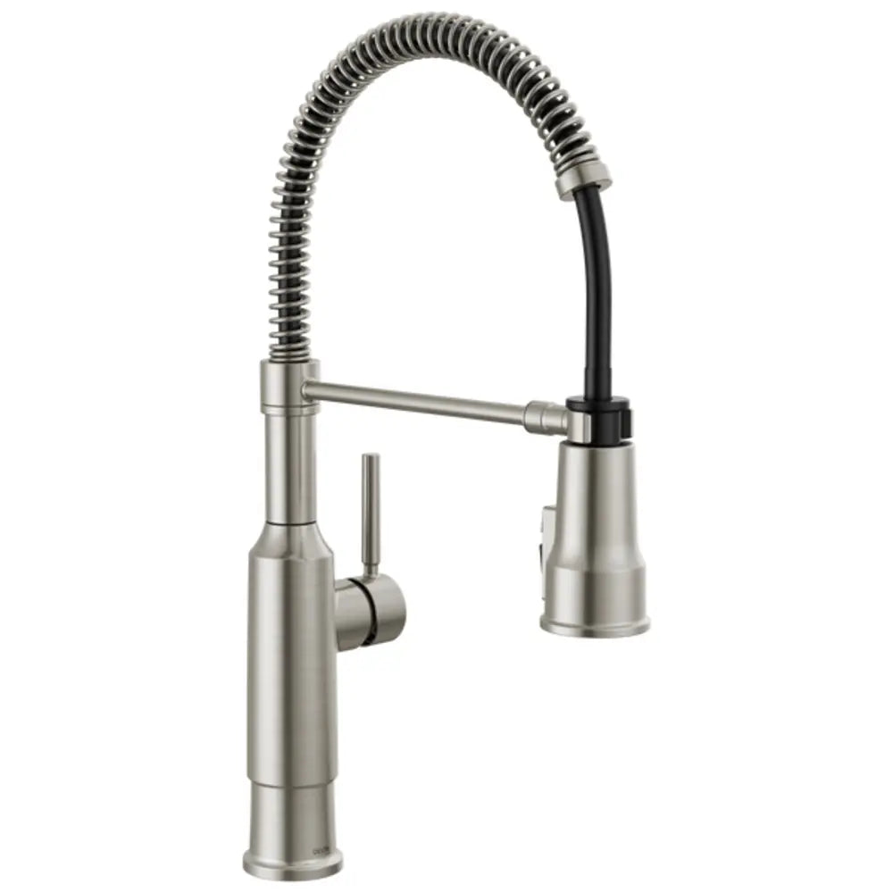Delta Theodora 1.8 GPM Single Hole Pre-Rinse Pull Down Kitchen Faucet - Includes Escutcheon
