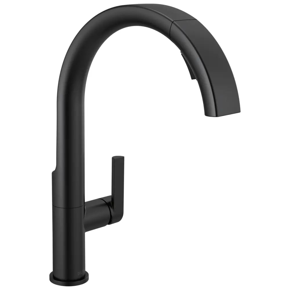 Delta Keele 1.8 GPM Single Hole Pull Down Kitchen Faucet MagnaTite and Touch-Clean Technology