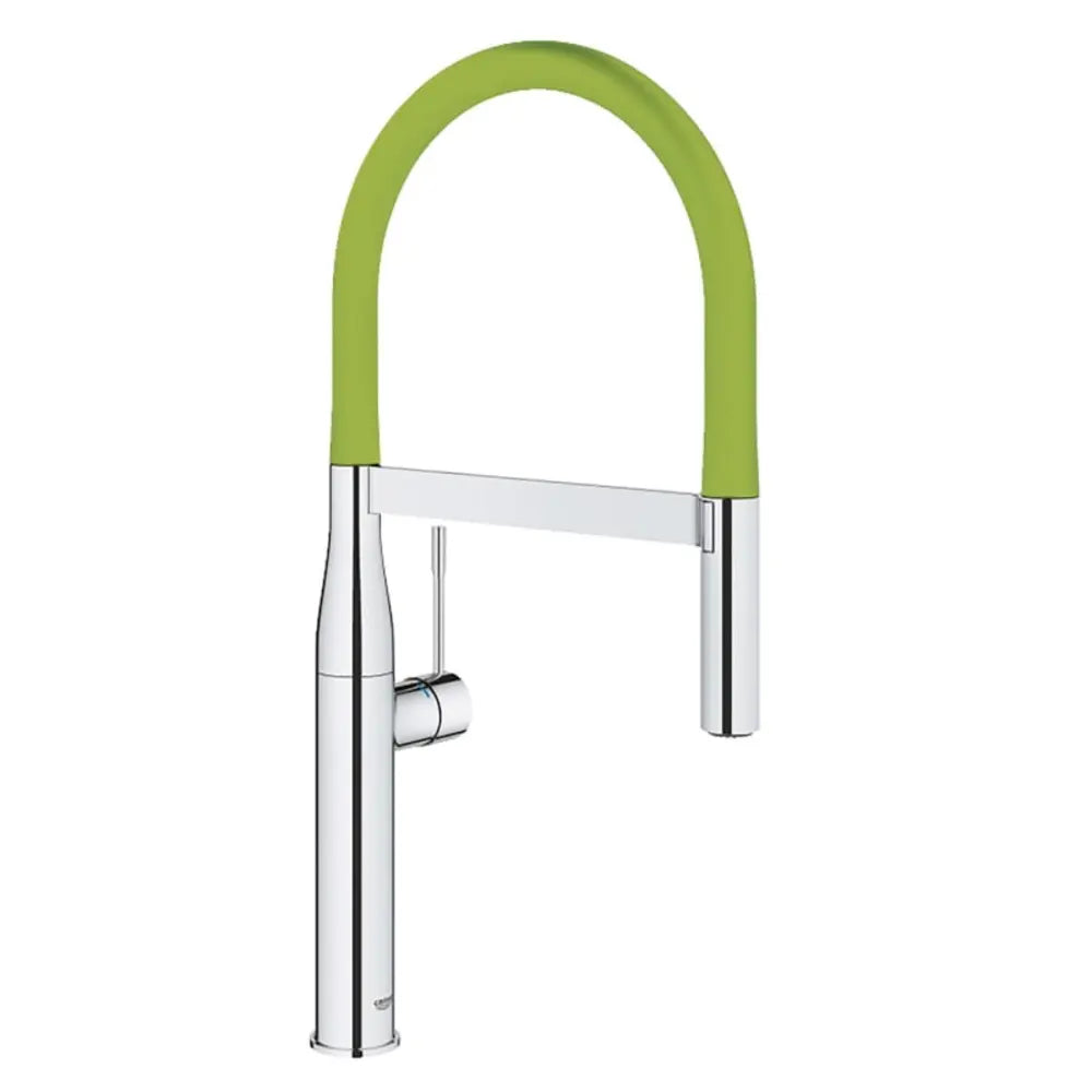Grohe Essence Pre-Rinse Spray Kitchen Faucet with Locking Push Button Control