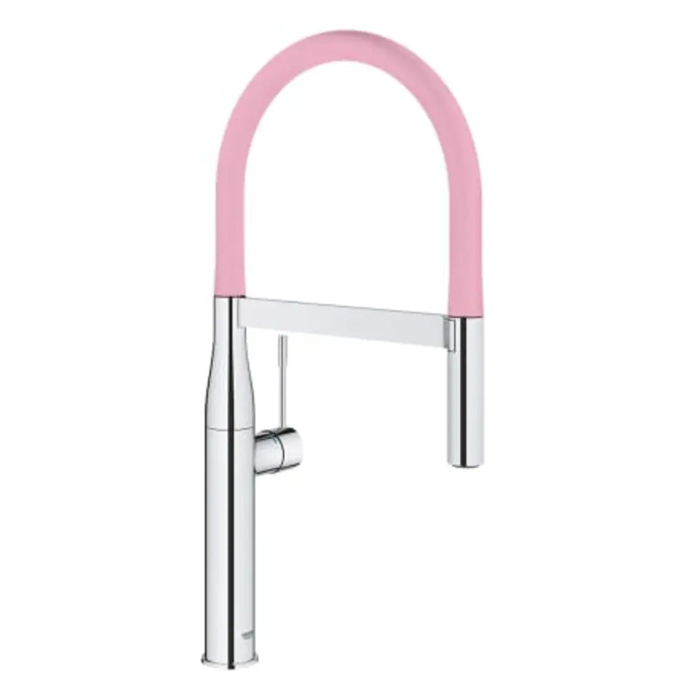 Grohe Essence Pre-Rinse Spray Kitchen Faucet with Locking Push Button Control