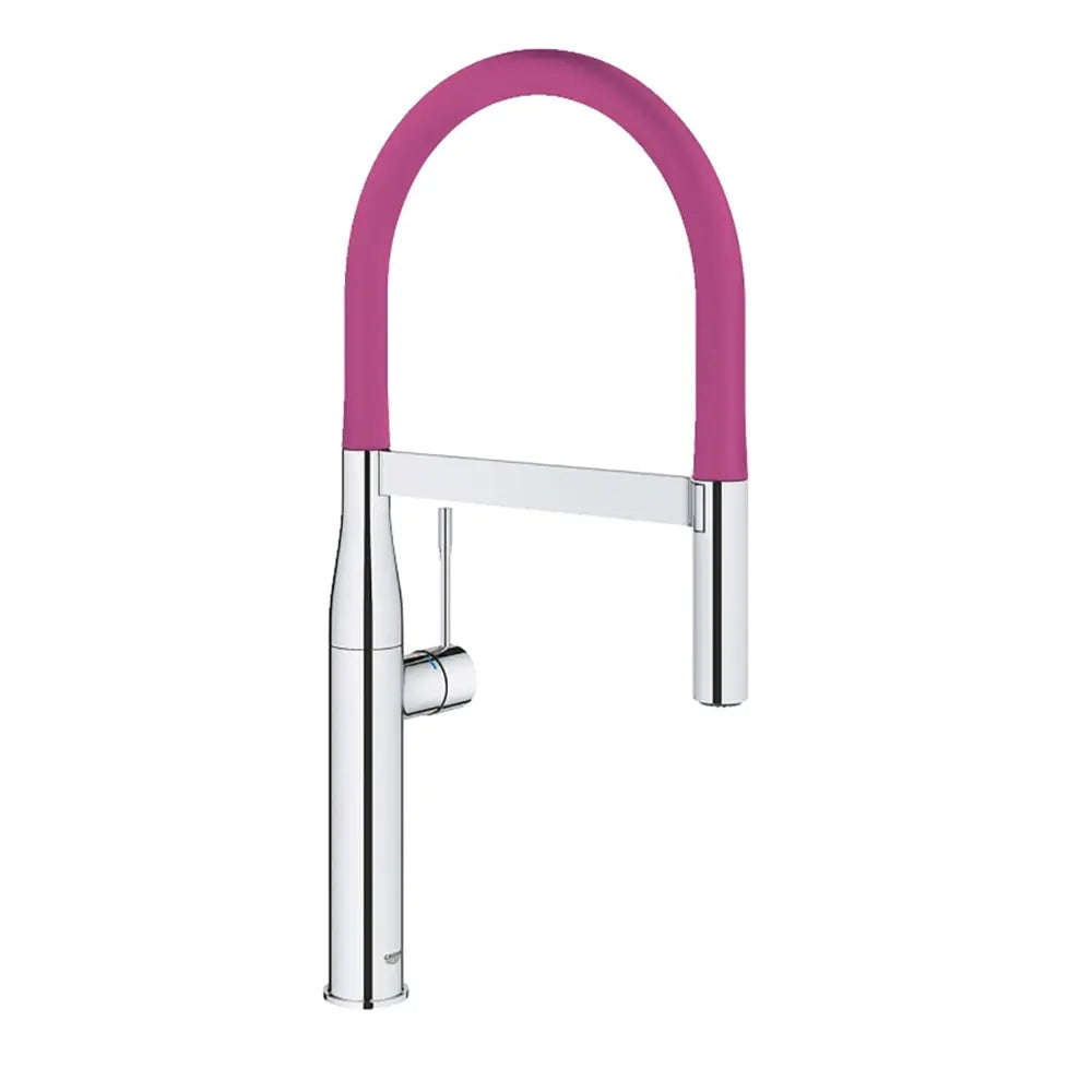 Grohe Essence Pre-Rinse Spray Kitchen Faucet with Locking Push Button Control