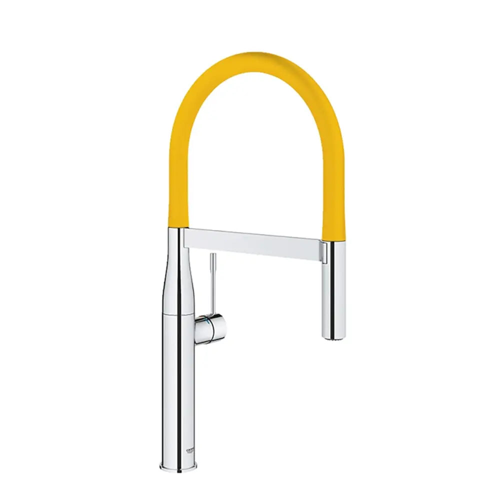Grohe Essence Pre-Rinse Spray Kitchen Faucet with Locking Push Button Control