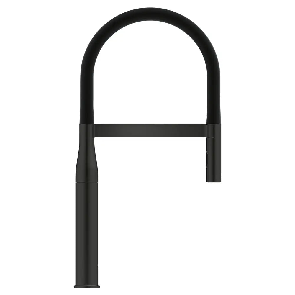 Grohe Essence 1.75 GPM Single Hole Pull Out Kitchen Faucet with StarLight and SilkMove Technology