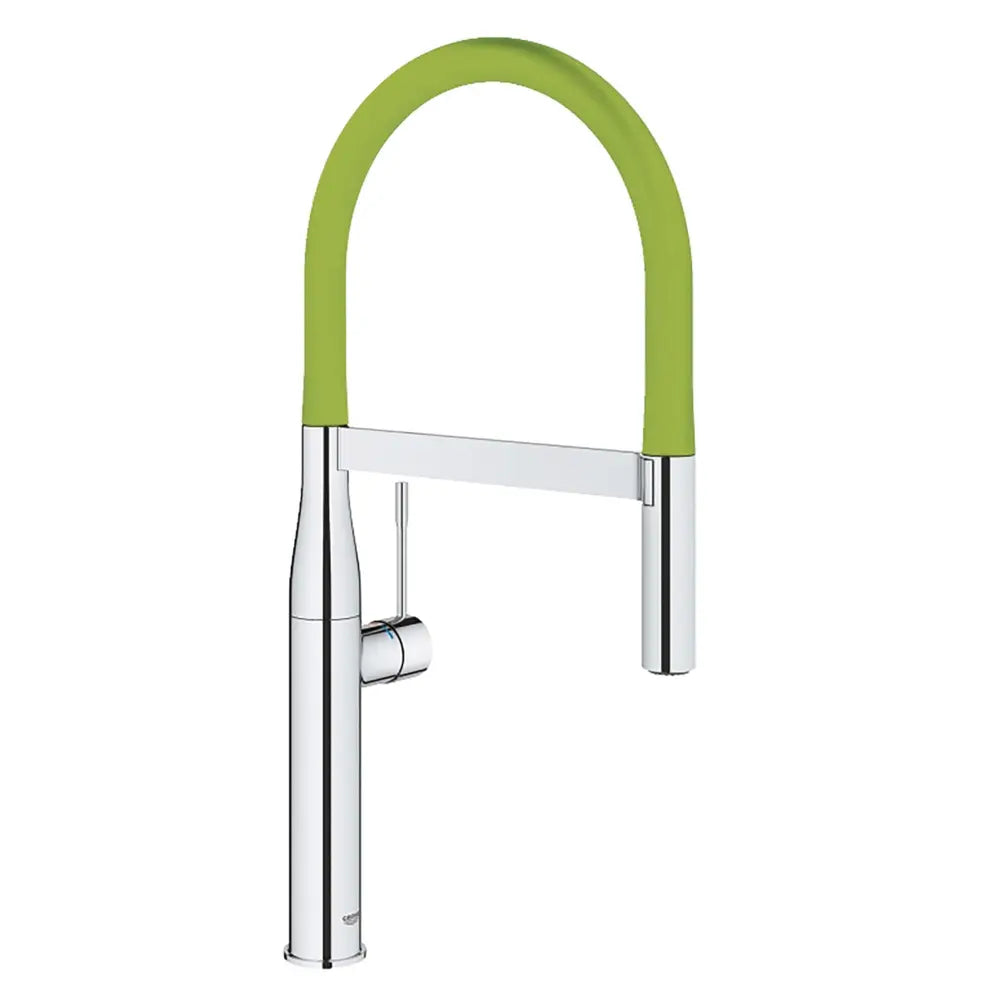 Grohe Essence Pre-Rinse Spray Kitchen Faucet with Locking Push Button Control