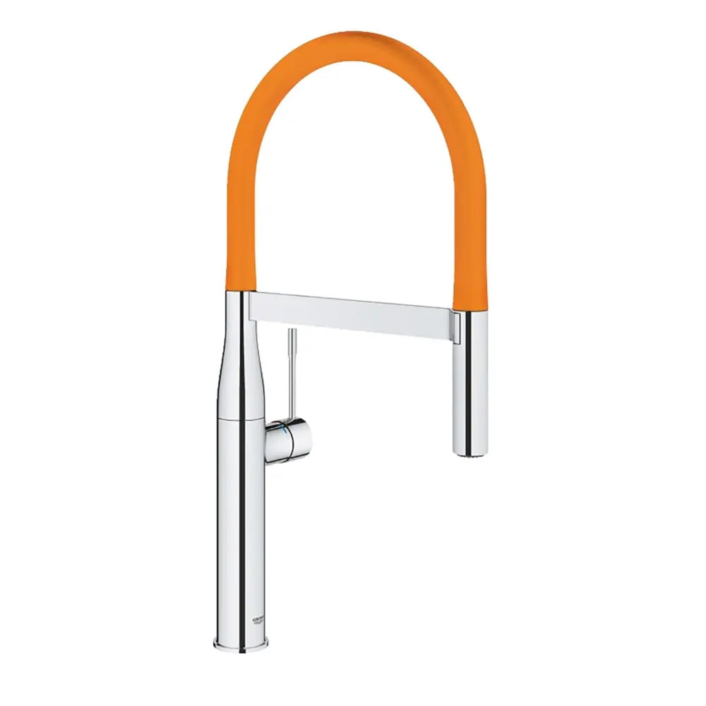 Grohe Essence Pre-Rinse Spray Kitchen Faucet with Locking Push Button Control