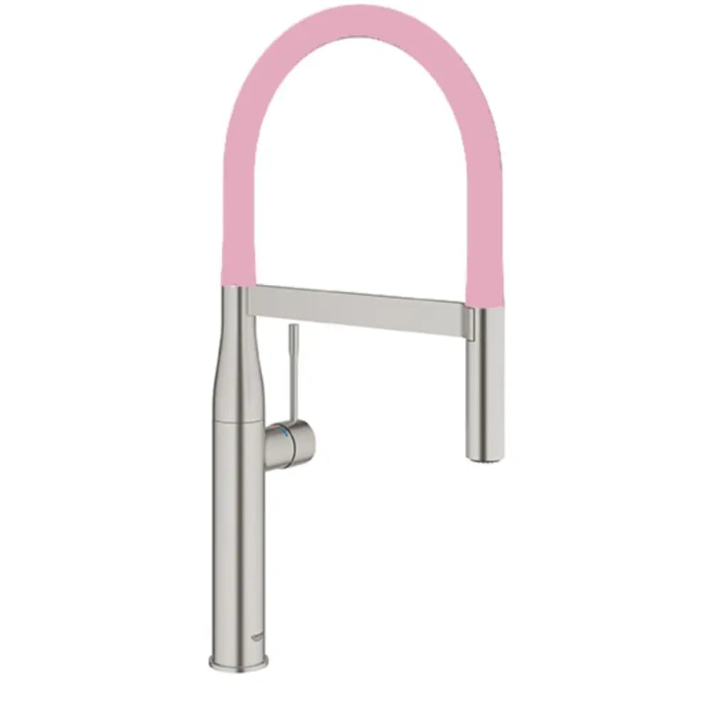 Grohe Essence Pre-Rinse Spray Kitchen Faucet with Locking Push Button Control