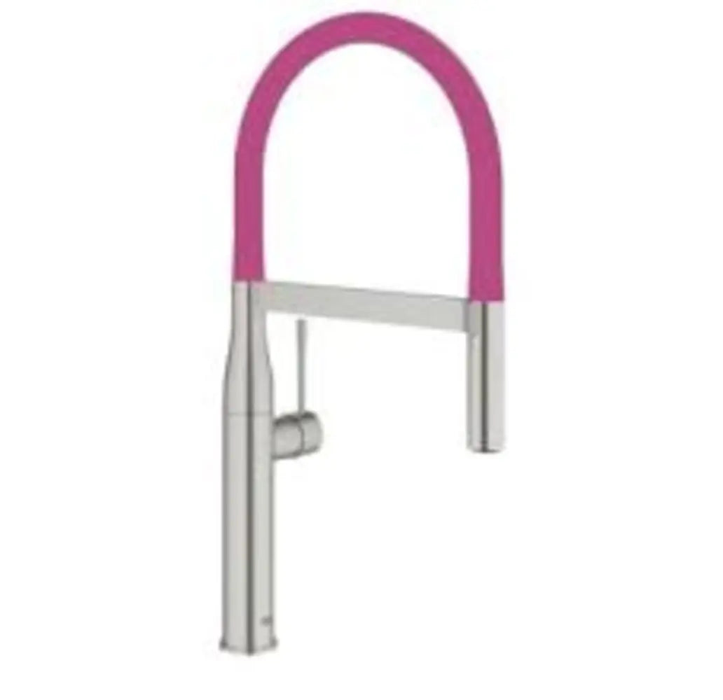 Grohe Essence Pre-Rinse Spray Kitchen Faucet with Locking Push Button Control