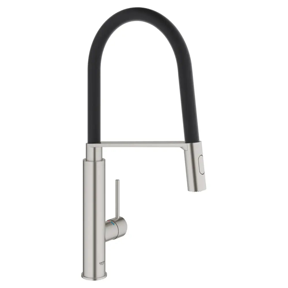 Grohe Pre-Rinse Spray Kitchen Faucet with Locking Push Button Control