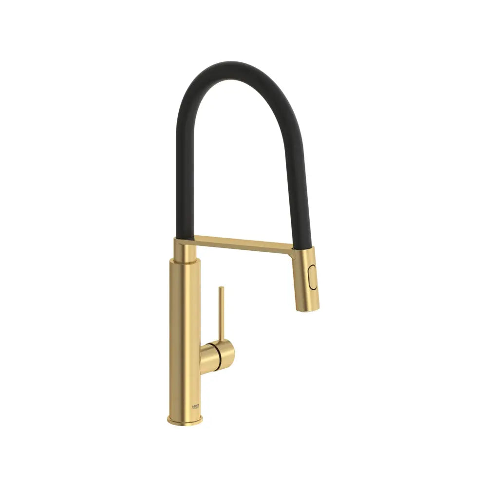 Grohe Pre-Rinse Spray Kitchen Faucet with Locking Push Button Control
