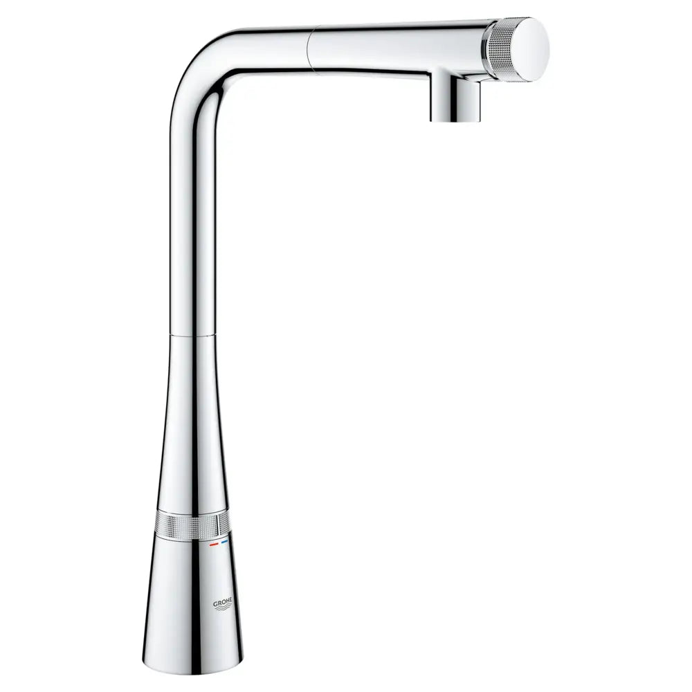 Grohe Zedra 1.75 GPM Single Hole Pull Out Kitchen Faucet