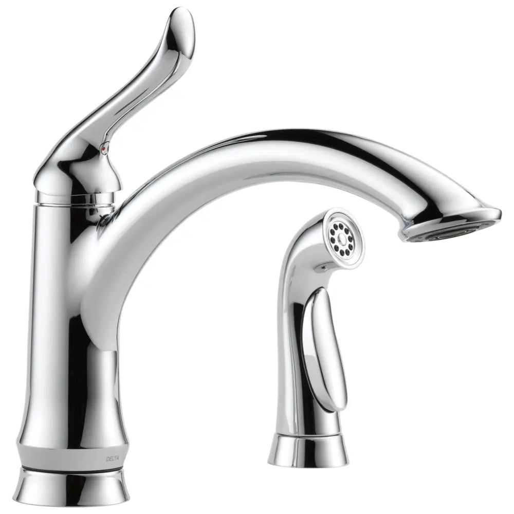 Delta Linden Kitchen Faucet with Side Spray and Soap/Lotion Dispenser - Includes Lifetime Warranty
