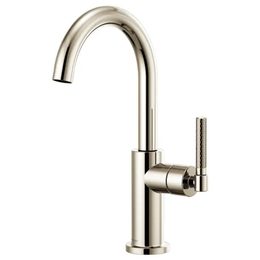 Brizo Litze Single Handle Arc Spout Bar Faucet with Knurled Handle - Includes Lifetime Warranty
