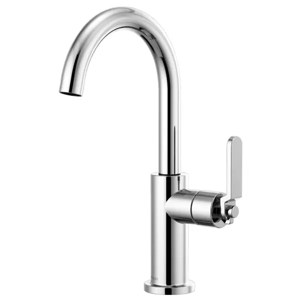 Brizo Litze Single Handle Arc Spout Bar Faucet with Industrial Handle - Includes Lifetime Warranty