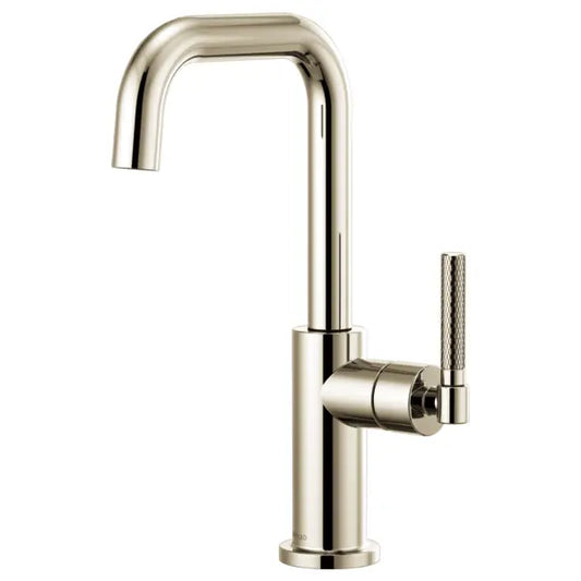 Brizo Litze Single Handle Square Arc Bar Faucet with Knurled Handle - Limited Lifetime Warranty