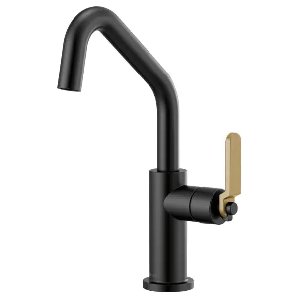 Brizo Litze Single Handle Angled Spout Bar Faucet with Industrial Handle - Limited Lifetime Warranty