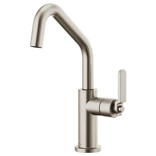 Brizo Litze Single Handle Angled Spout Bar Faucet with Industrial Handle - Limited Lifetime Warranty