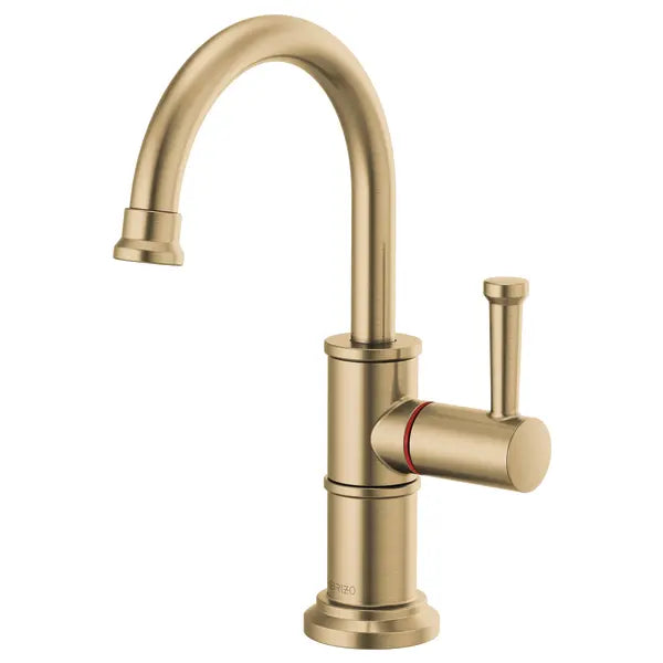 Brizo Artesso 1.0 GPM Single Hole Instant Hot Faucet Water Dispenser with Arc Spout - Less Tank