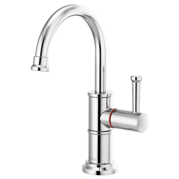 Brizo Artesso 1.0 GPM Single Hole Instant Hot Faucet Water Dispenser with Arc Spout - Less Tank