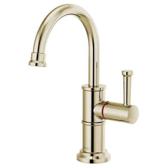 Brizo Artesso 1.0 GPM Single Hole Instant Hot Faucet Water Dispenser with Arc Spout - Less Tank