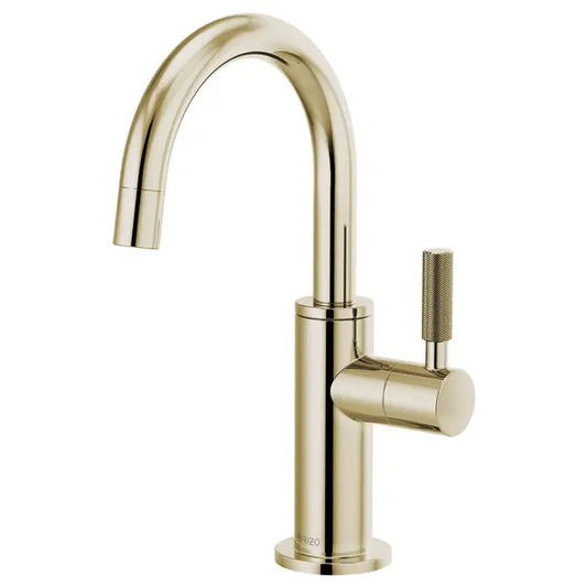 Brizo Litze 1.5 GPM Cold Only Water Dispenser Beverage Faucet with Arc Spout - RO Compatible