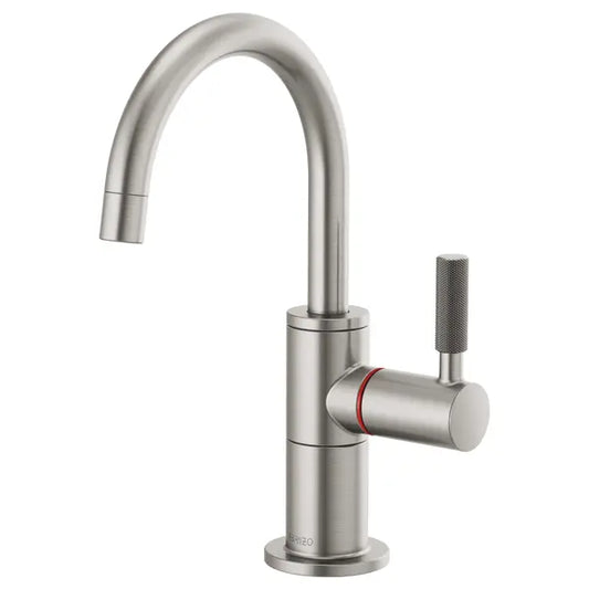 Brizo Litze 1.0 GPM Single Hole Instant Hot Faucet Water Dispenser with Arc Spout - Less Tank